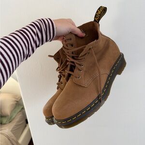 Dr. Martens Tan Suede Boots